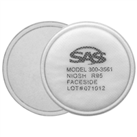 300-1070 Sas Safety R95 Breathemate Particulate Filters (Box Of 12)