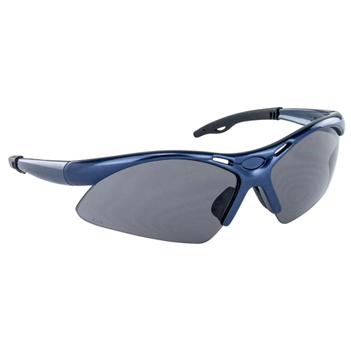 540-0301 Sas Safety Diamondback Safe Glasses W/ Blue Frame And Shade Lens