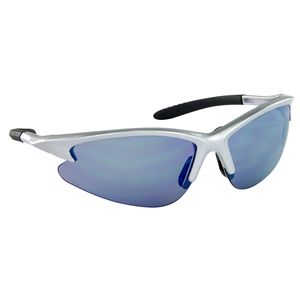 540-0509 Sas Safety Db2 Safe Glasses W/ Silver Frame And Ice Blue Lens In Polybag