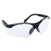 541-0000 Sas Safety Sidewinders Safe Glasses W/ Black Frame And Clear Lens In Polybag