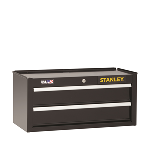 STST22623BK Black & Decker Stanley 2-Drawer Middle Chest, 26.5" X