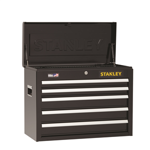 STST22655BK Black & Decker Stanley 5-Drawer Chest, 26.5" X12 In.,