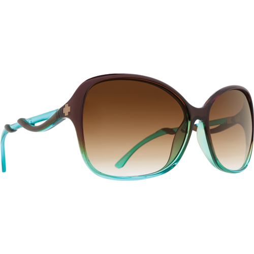 670299552355 Spy Optic Inc Fiona Sunglasses, Mint Chip Fade-Hpy Brz