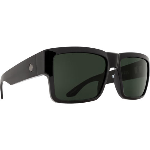 673180038863 Spy Optic Inc Cyrus Sunglasses, Black Frame W/ Hd Plus