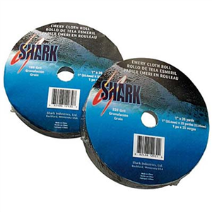 12927 Shark Industries Emery Clth Roll 320 Grit 1"X10