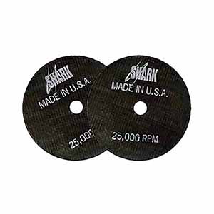 30-10 Shark Industries Cut-Off Wheels,3X1/32X1/4,10Pk