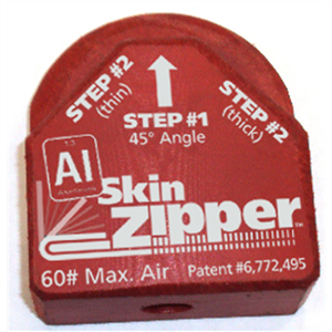 21892 Steck Manufacturing Al Skin Zipper