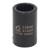 312MZ Sunex 3/8 In. Drive 12-Point 12 Mm Impact S