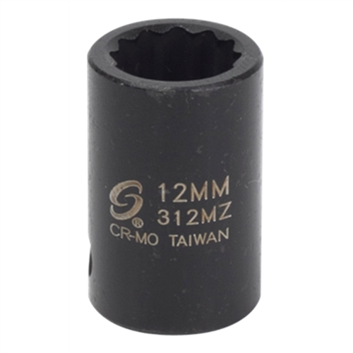 312MZ Sunex 3/8 In. Drive 12-Point 12 Mm Impact S