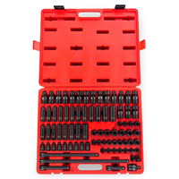 3580 Sunex 3/8" Drive 80 Piece Master Impact Socket Set