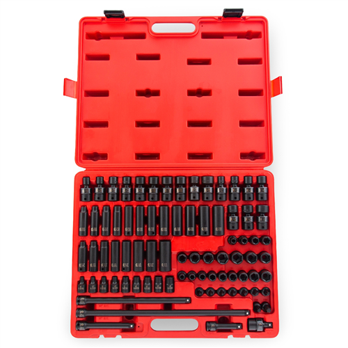 3580 Sunex 3/8" Drive 80 Piece Master Impact Socket Set