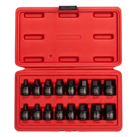 3646 Sunex 16-Piece 3/8 In. Drive Stubby Impact