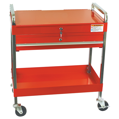 8013A Sunex Service Cart W/ Locking Top And-Drawe