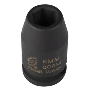 806M Sunex Socket Impact 6Mm 1/4In. Drive Std 6 Point