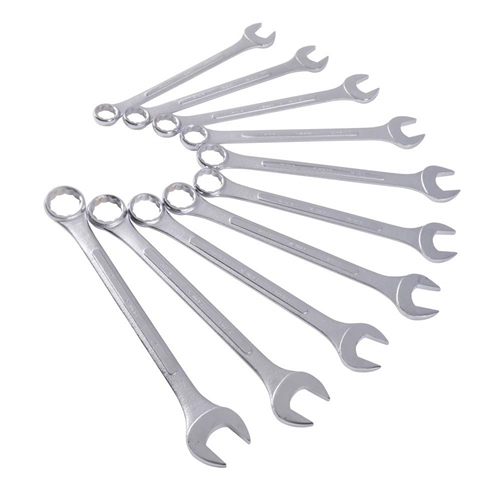 97010A Sunex 10-Pc Sae Raised Panel Jumbo Combi Wrench Set