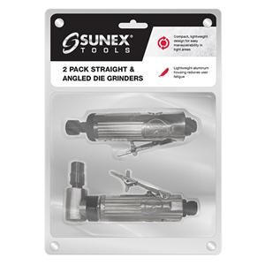 SX2PK Sunex 2 Pack Die Grinder Set