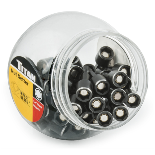 16186-50 Titan 50Pc 3/8" Magnetic Nut Setter Display