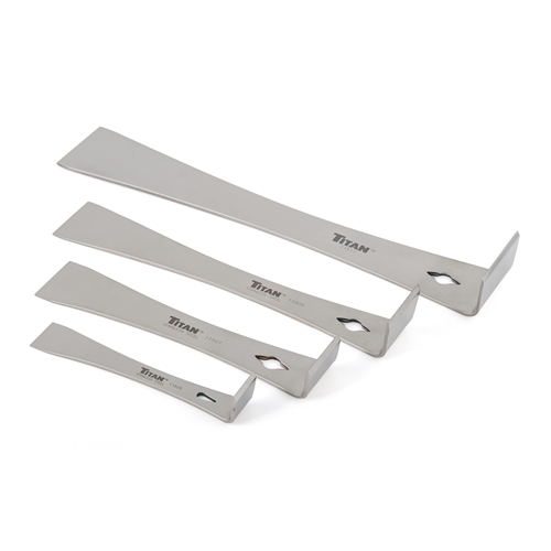 17009 Titan 4-Pc Stainless Steel Pry Bar Set