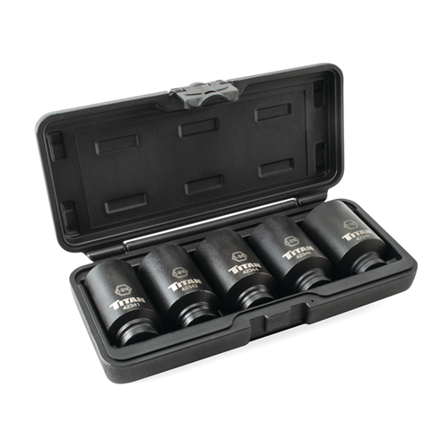 5 pc. 1/2 in. Dr Deep Impact Socket Set