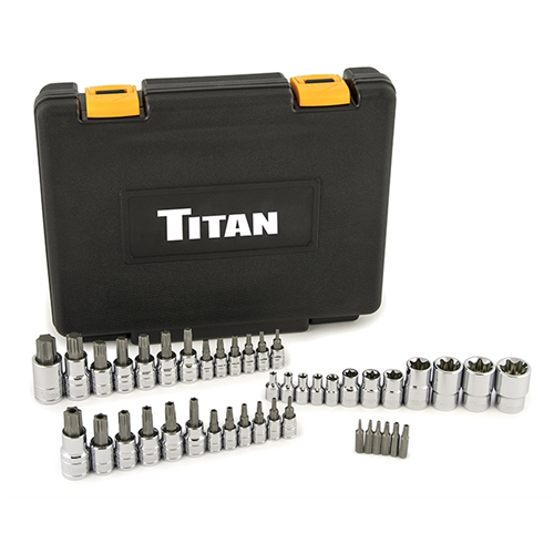 54137 Titan 43-Pc Master Star Bit Socket Set