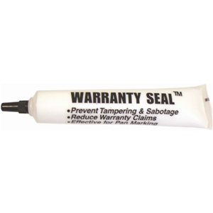 64915 Warranty Seal White 1.8 Oz Poly Squeeze