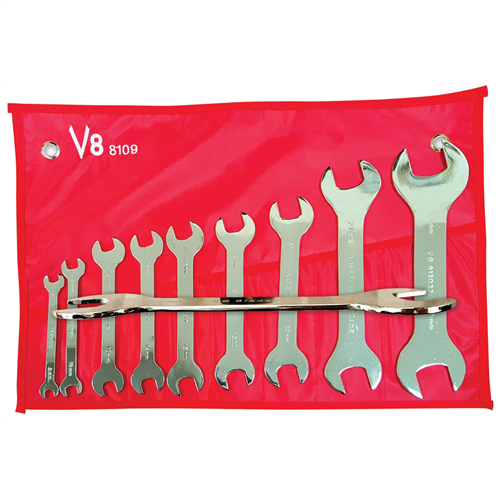 8109 V-8 Tools Wre Set 9Pc Super Thin 18 Sizes