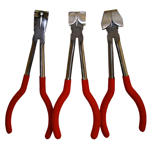 8689 V-8 Tools 3Pc Tubing Bender/Plier Set In Canvas Pouch