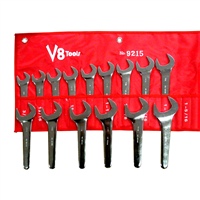 9215 V-8 Tools Service Wrench Set 3/4 Thru 1-5/8 15Pc