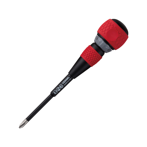 2200P2100 Vessel Tools No.2200 Ball Ratchet Screwdriver Ph2X100