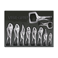 1078TRAY Vise Grip Pliers 10Pcset 11R,10R,10Wr,9Ln,7Lw,7R7Wr6R6Ln5Wr