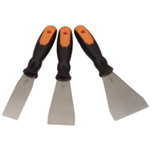 SS7100 Vim Tools 3-Piece Flexible Stainless Steel Putty Knife Set