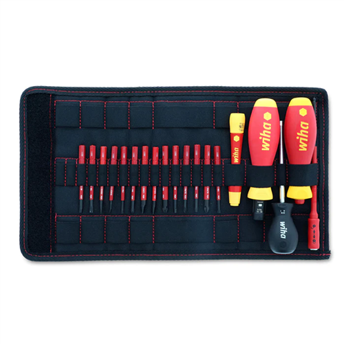 28781 Wiha Tools 20 Piece Insulated Torquecontrol And Slimline Blade Set