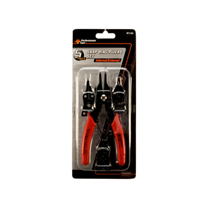 W1159 Wilmar Corp. / Performance Tool 5 Pc Comb Snap Ring Plier Set