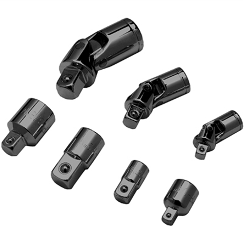 W30937 Wilmar Corp. / Performance Tool 7 Pc Impact U Joint & Adapter Set