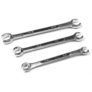 W350 Wilmar Corp. / Performance Tool 3 Pc Sae Flare Nut Wrench Set