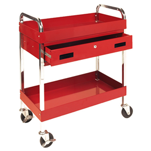 W54004 Wilmar Corp. / Performance Tool 2 Shelf Utility Cart W/Drawer